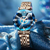 SENO Royal Blue Crystal Watch – A Sparkling Touch of Luxury