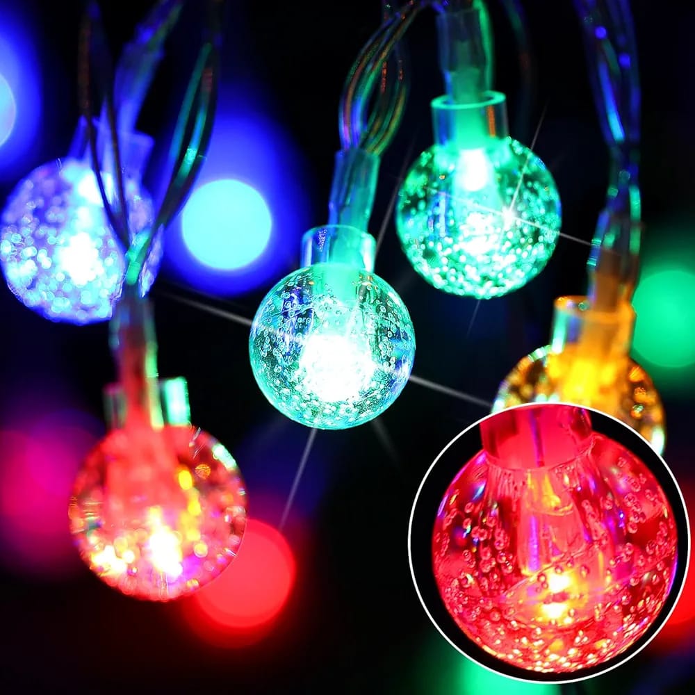 New 14 LED Crystal Bubble Ball String Fairy Lights