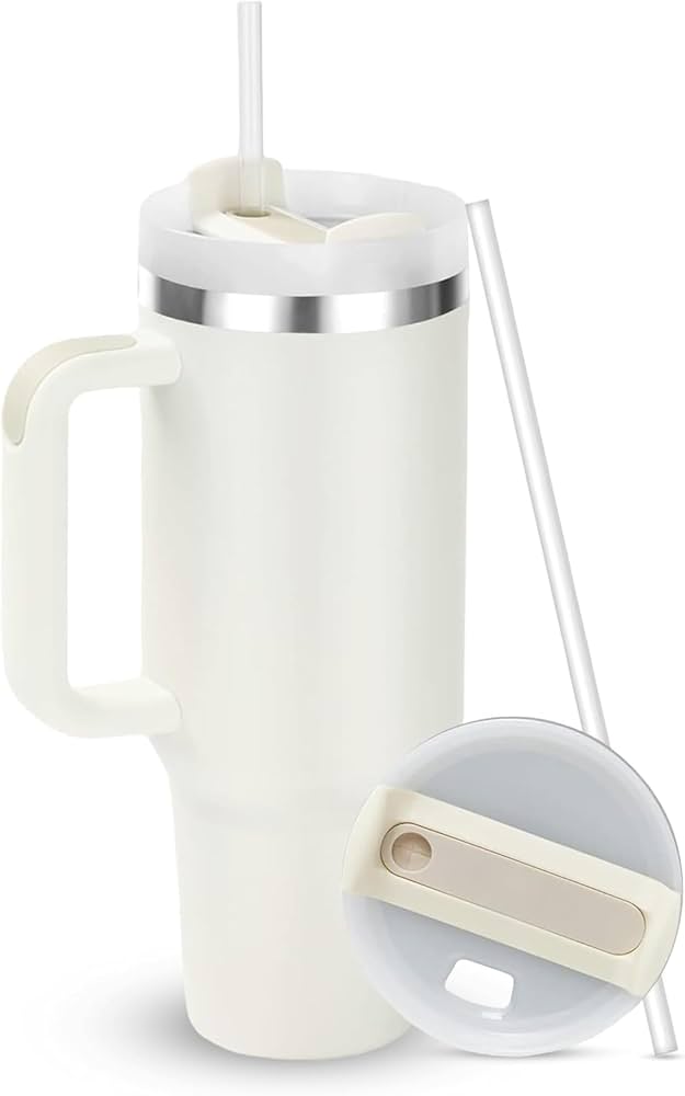 Tumbler with Lid and Straw - 1200ML